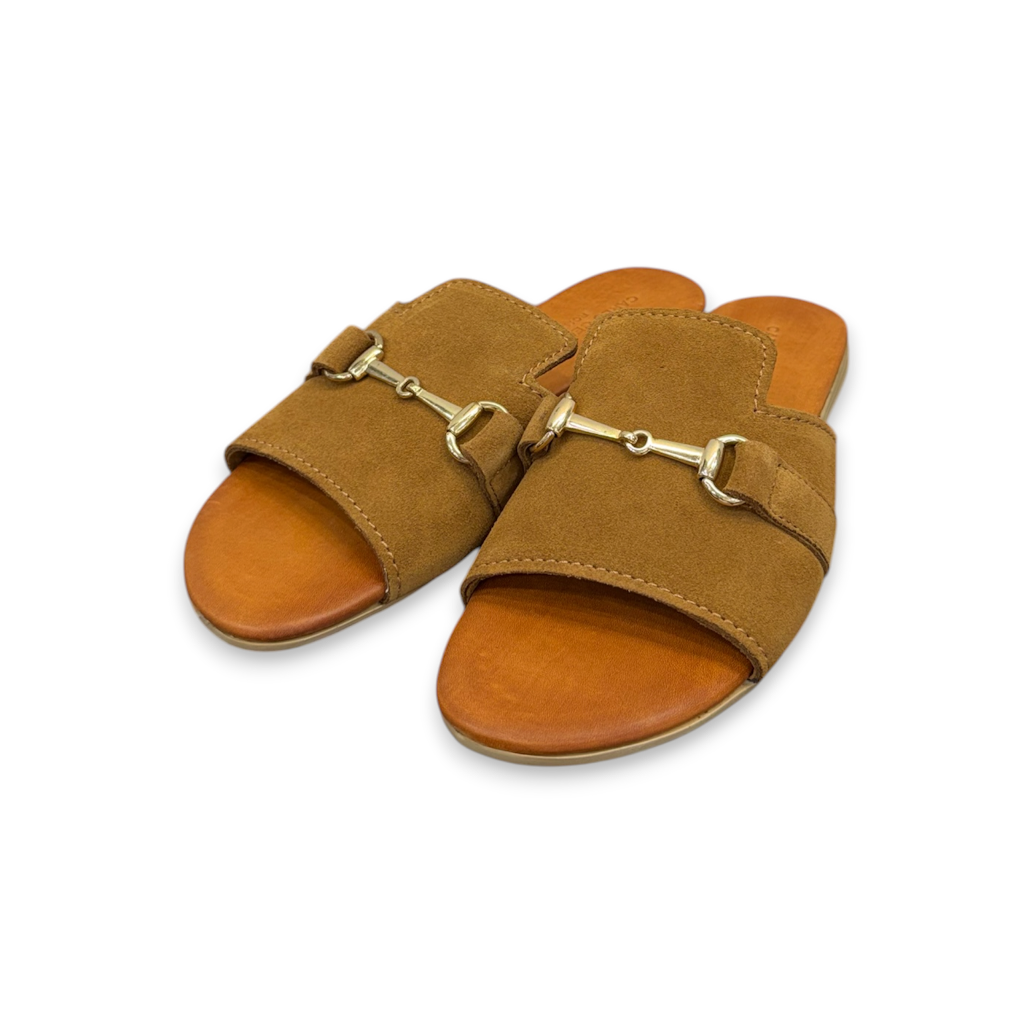 Women's suede calf leather flat sandals - 2917