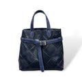 B-BAG big - Women's square embossed calf leather handbag