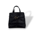 B-BAG big - Women's crocodile calf leather handbag