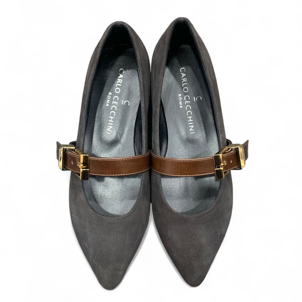BARBARA - Women's suede calf leather ballet flats
