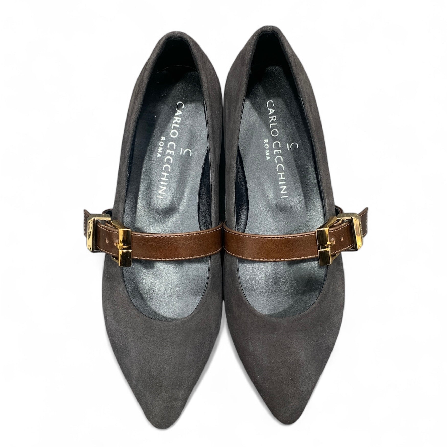 BARBARA - Women's suede calf leather ballet flats