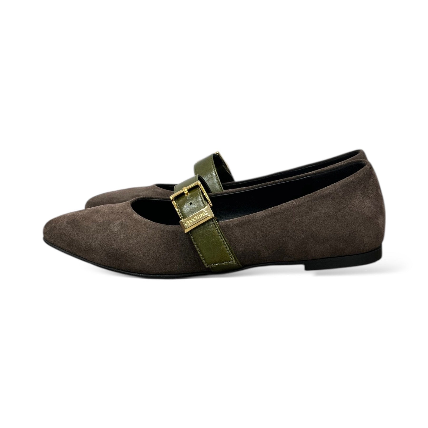 BARBARA - Women's suede calf leather ballet flats