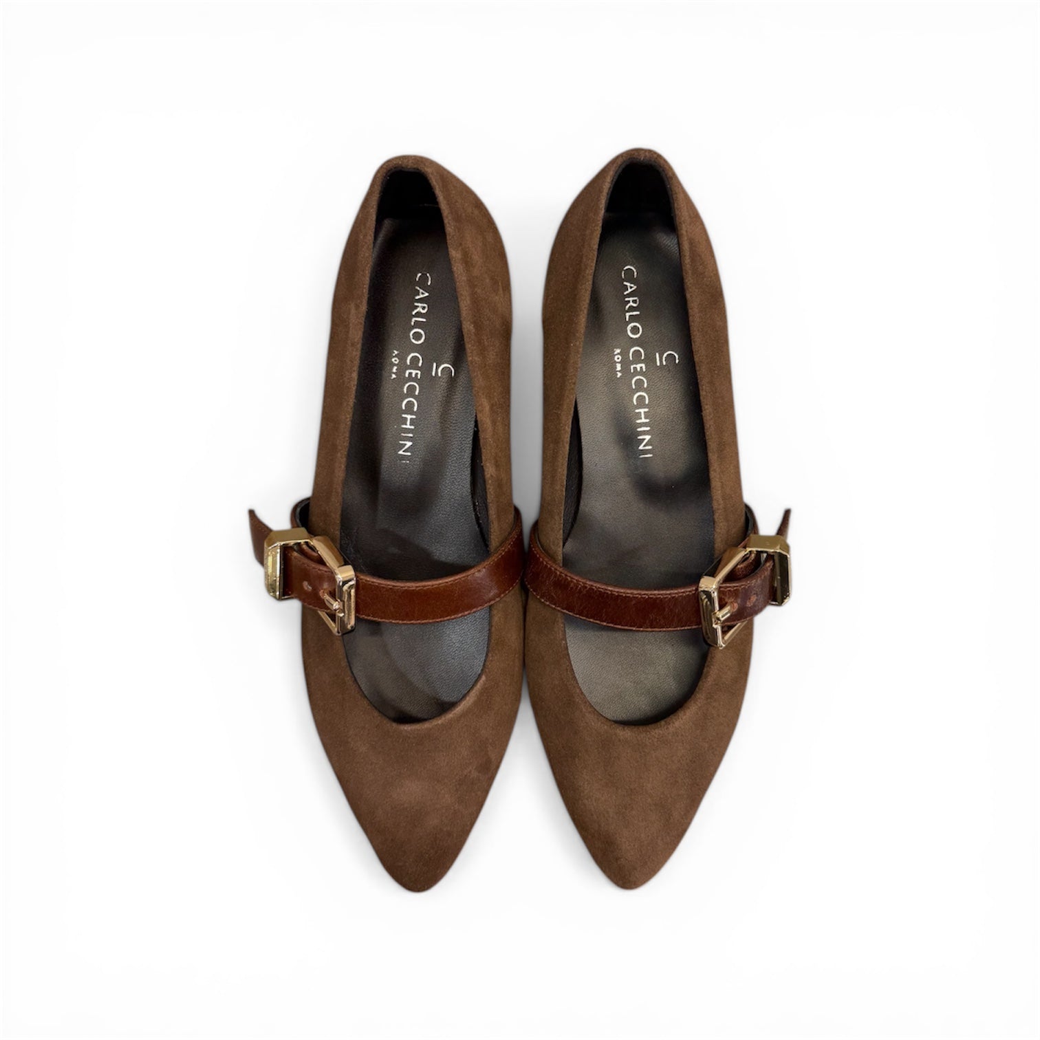 BARBARA - Women's suede calf leather ballet flats