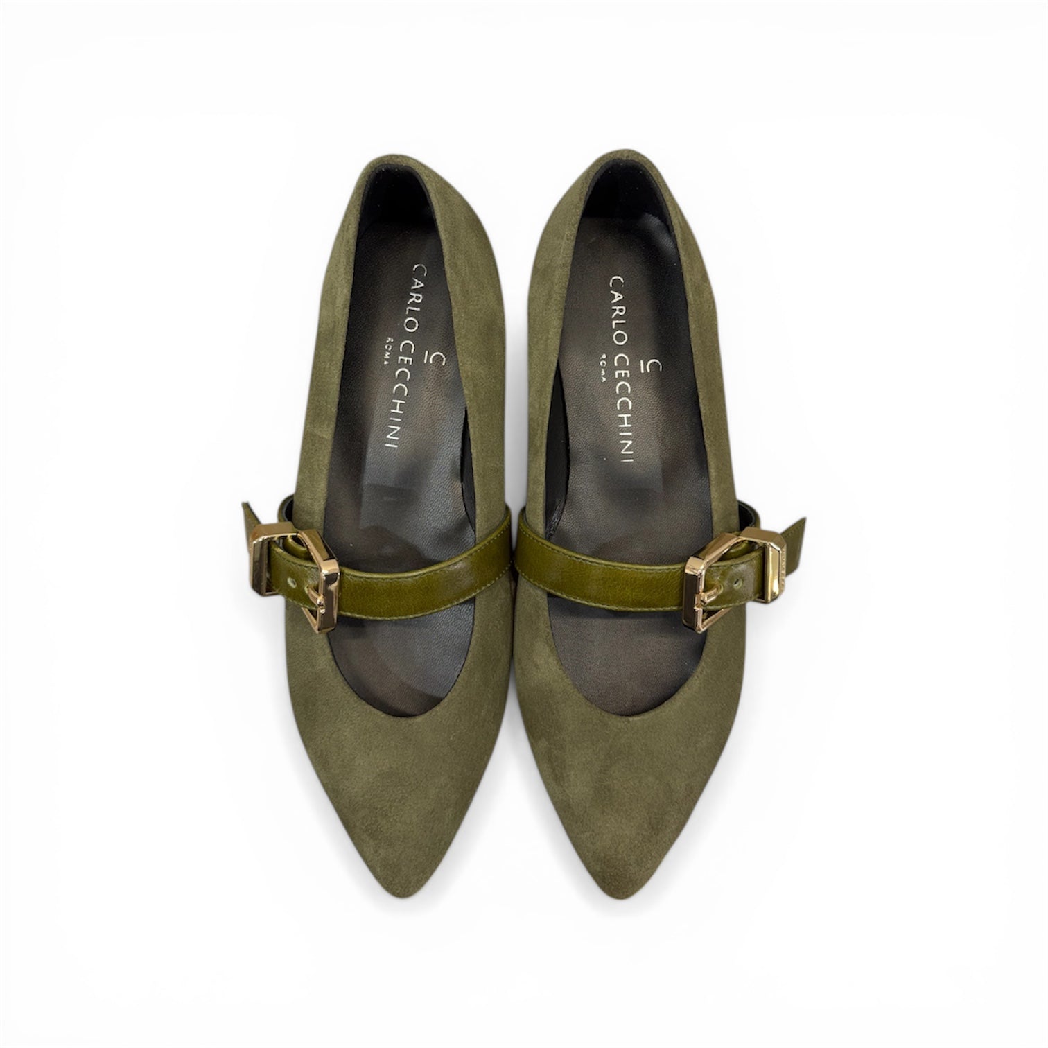 BARBARA - Women's suede calf leather ballet flats