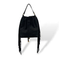 BUCKET-BAG fringes - Women's suede calf leather handbag