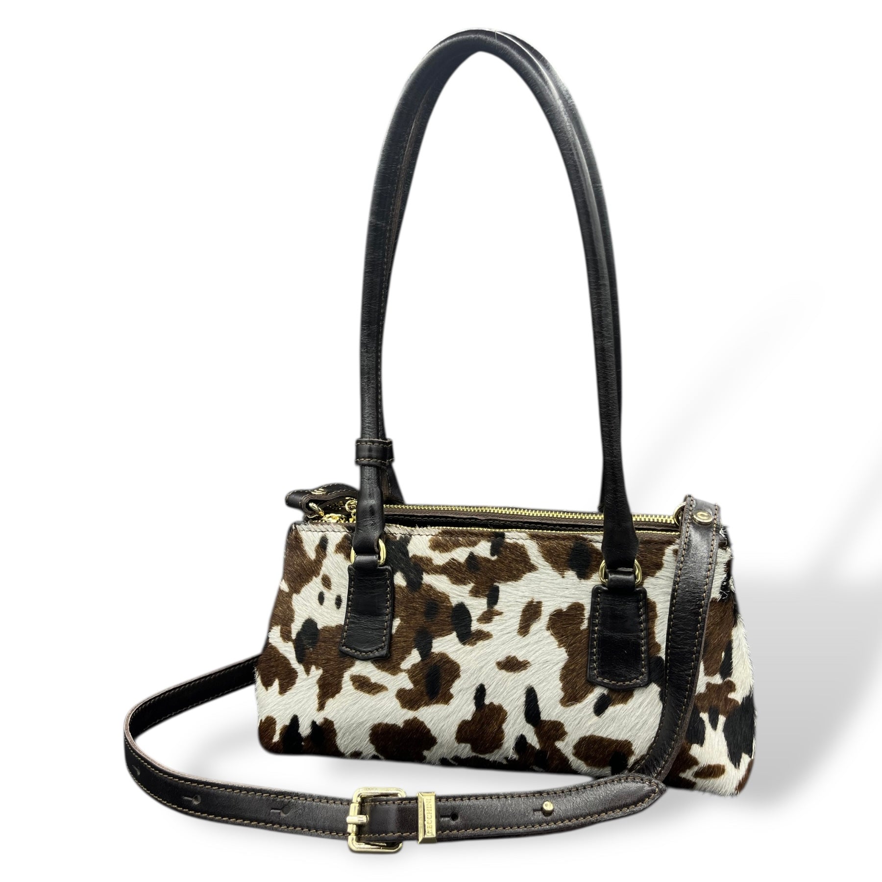 BARBY 25 L - Women's pony hair calf leather handbag
