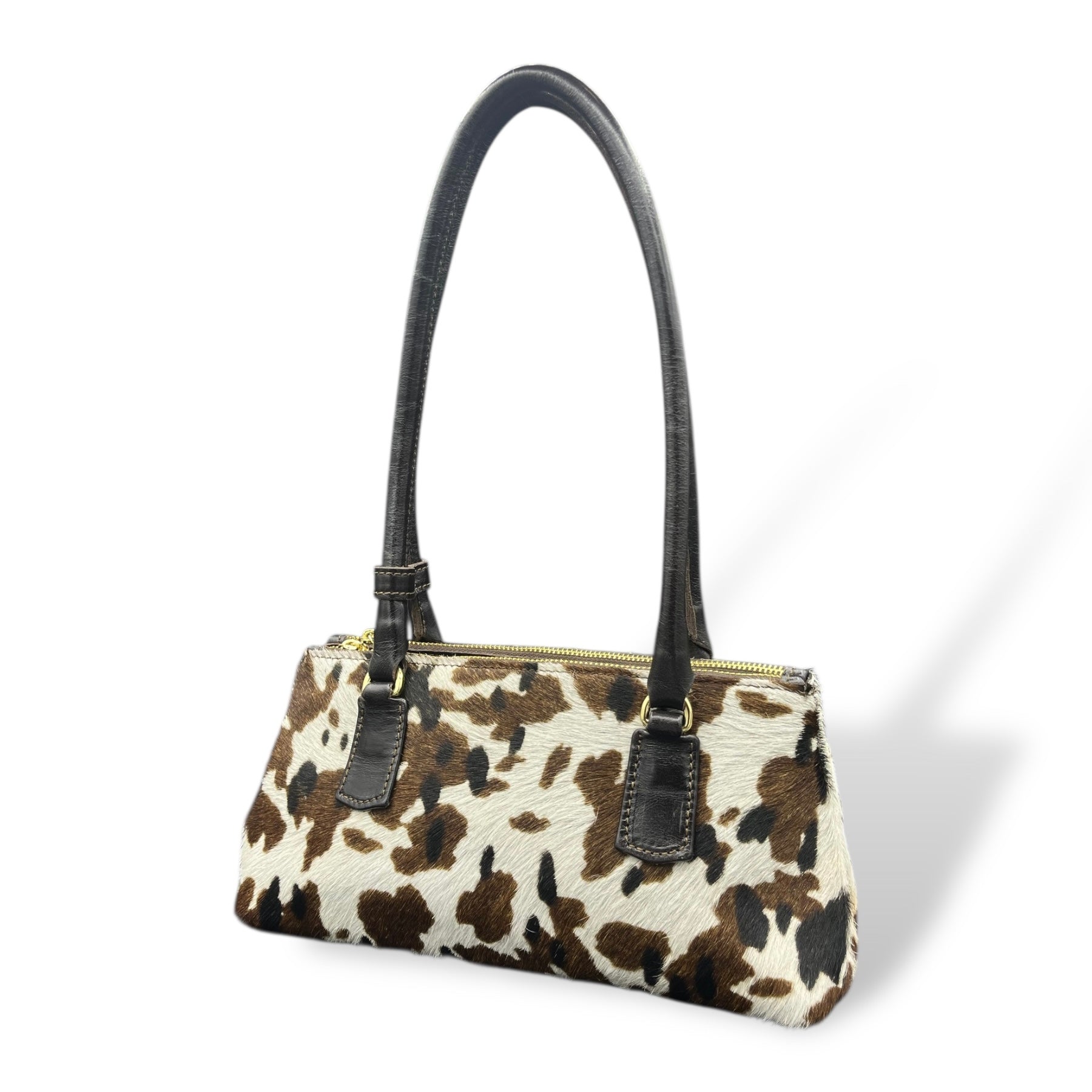 BARBY 25 L - Women's pony hair calf leather handbag