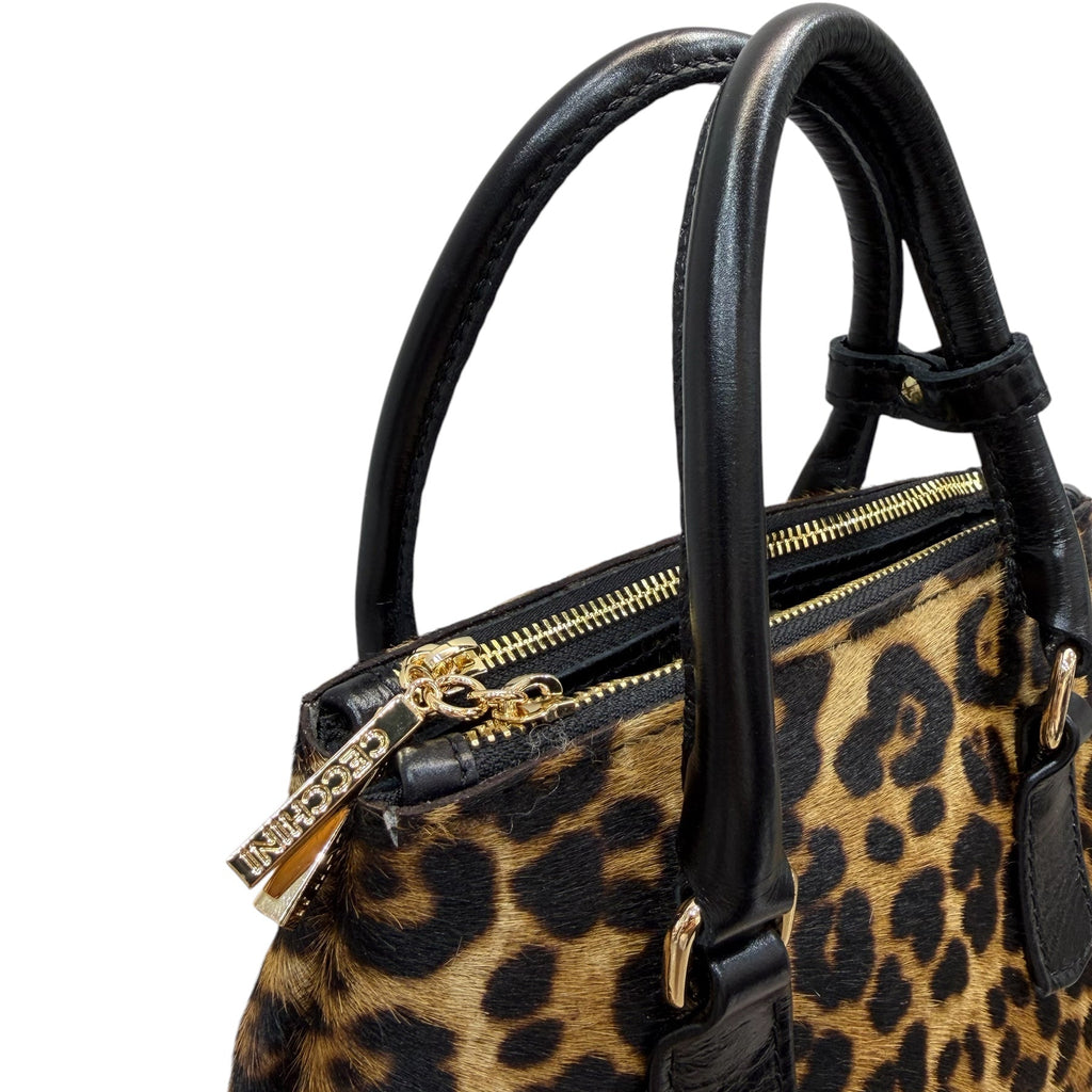 BARBY 25 - Borsa a mano da donna in pelle di vitello cavallino