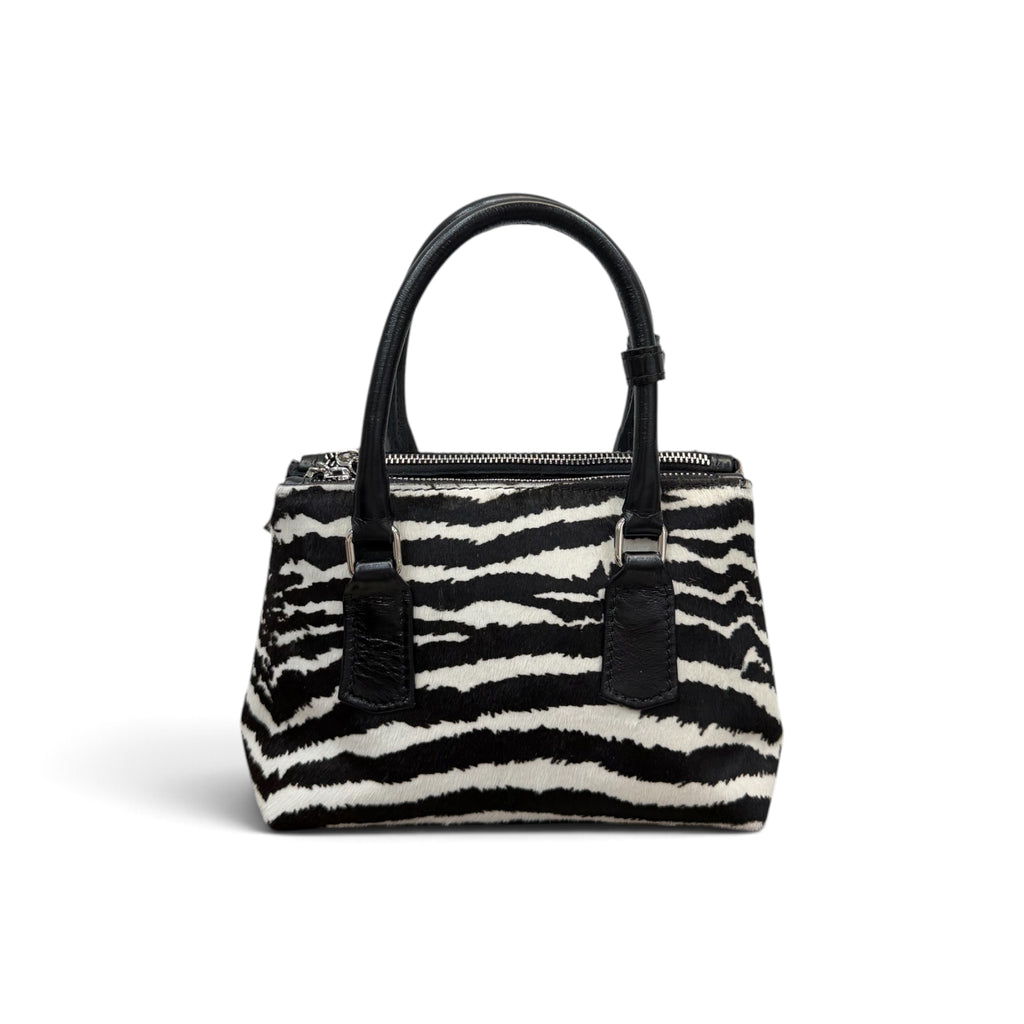BARBY 25 - Borsa a mano da donna in pelle di vitello cavallino