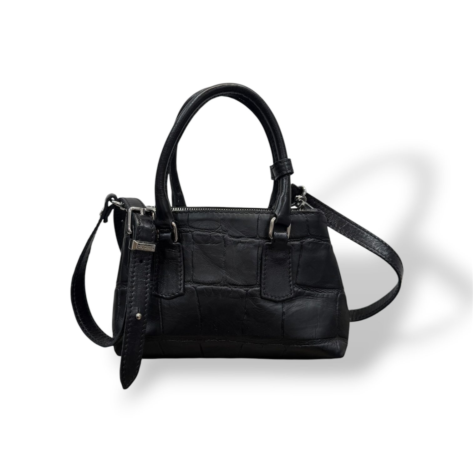 BARBY 25 - Women's crocodile calf leather handbag