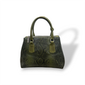 BARBY 25 big - Women's python embossed calf leather handbag