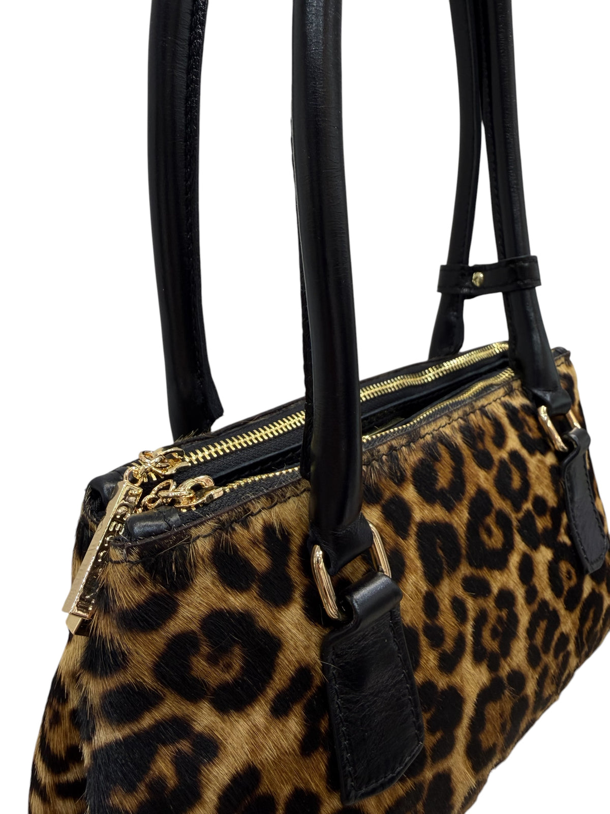 BARBY 25 L - Women's pony hair calf leather handbag