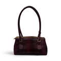 BARBY 25 L - Women's python embossed calf leather handbag