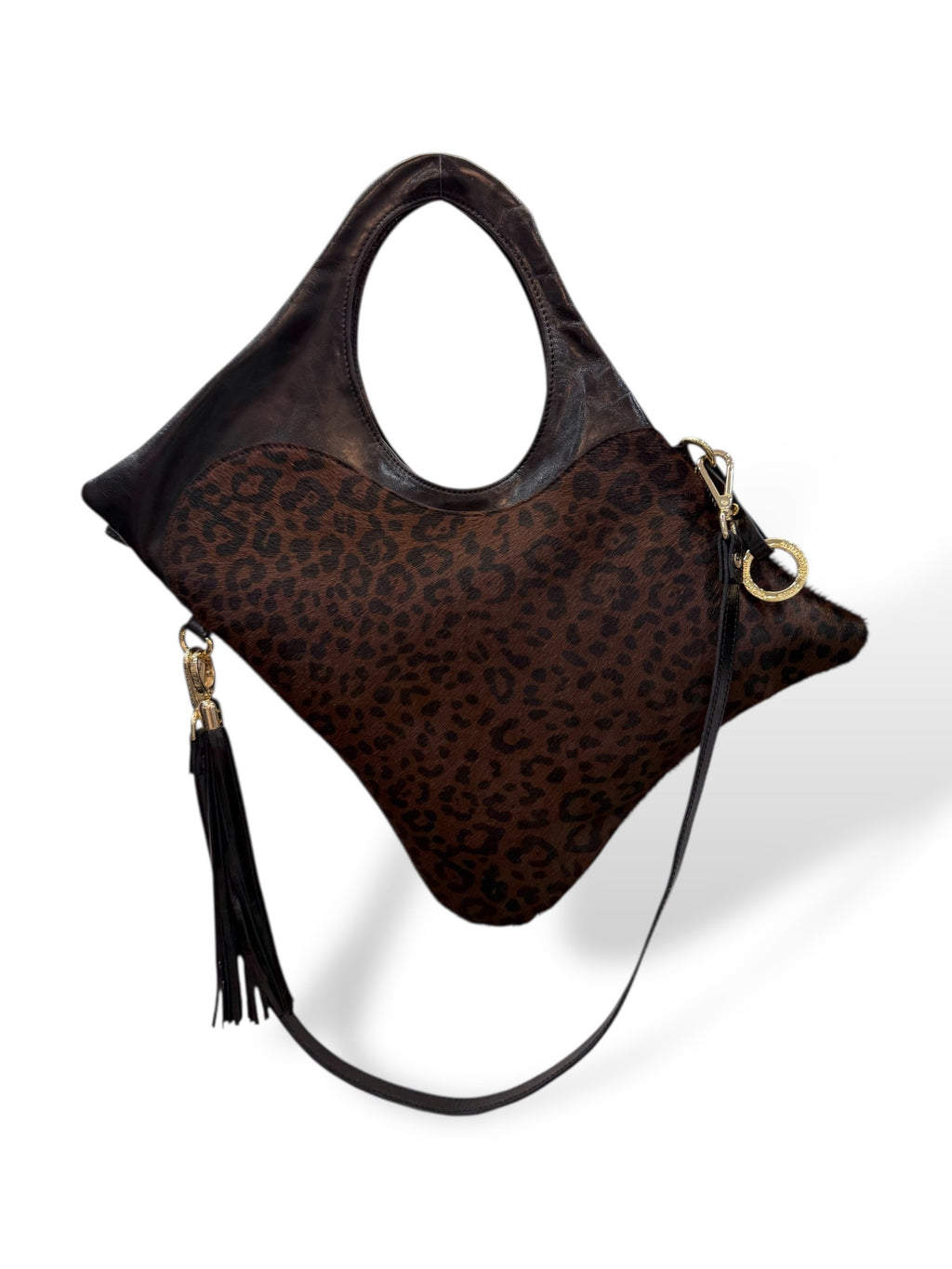 C101 - Women’s pony hair calf leather shoulder bag