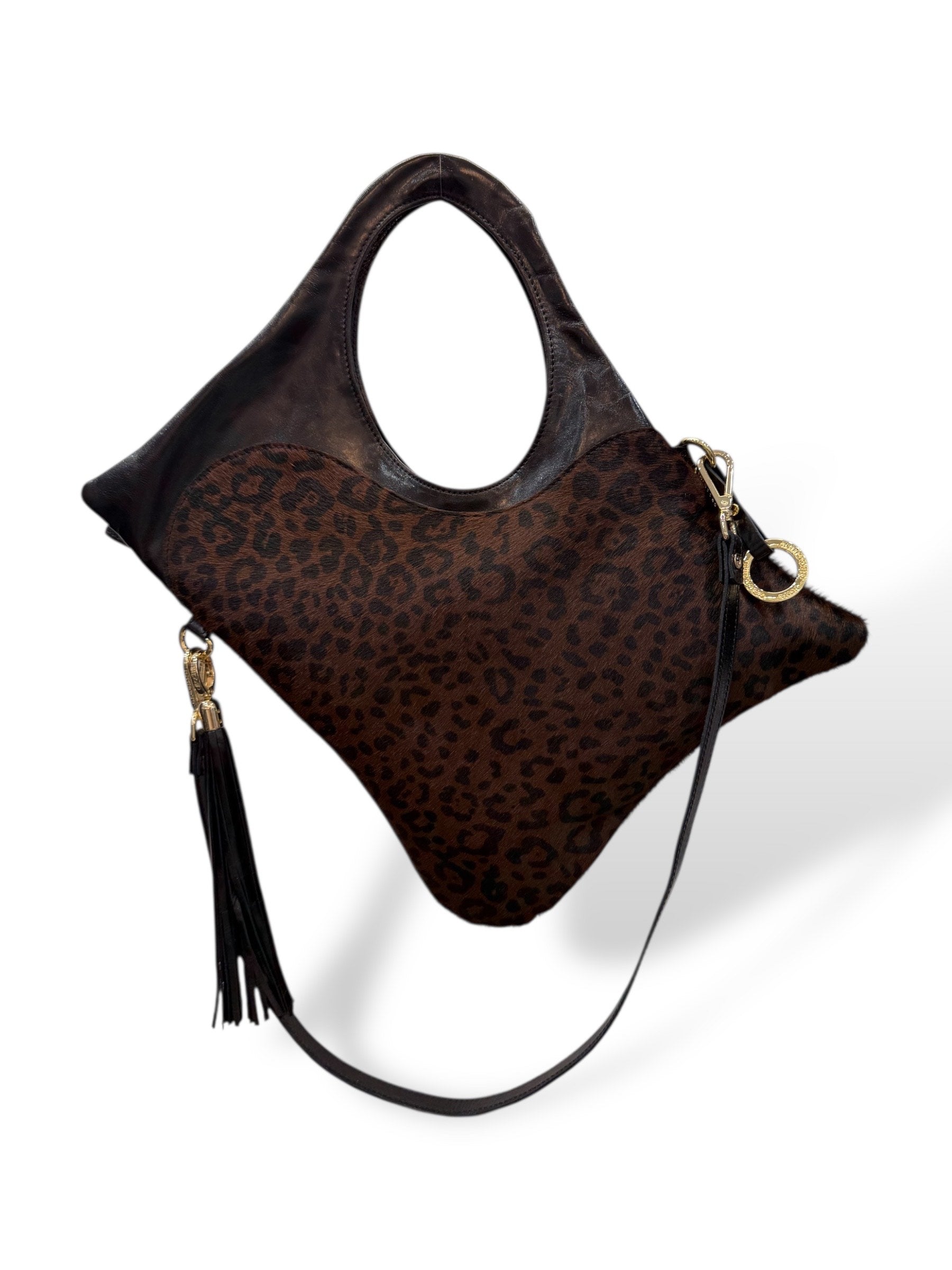 C101 - Women’s pony hair calf leather shoulder bag