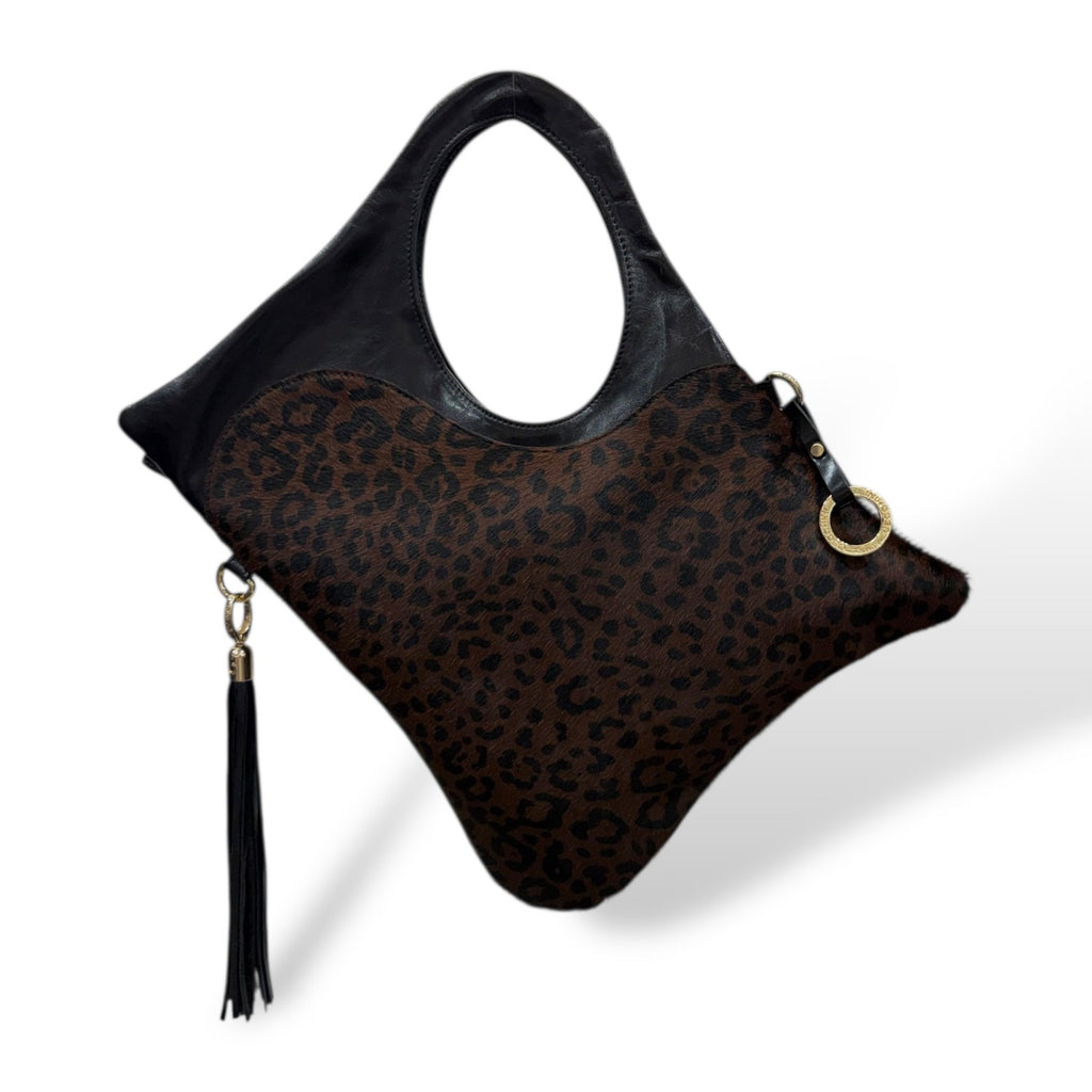 C101 - Women’s pony hair calf leather shoulder bag