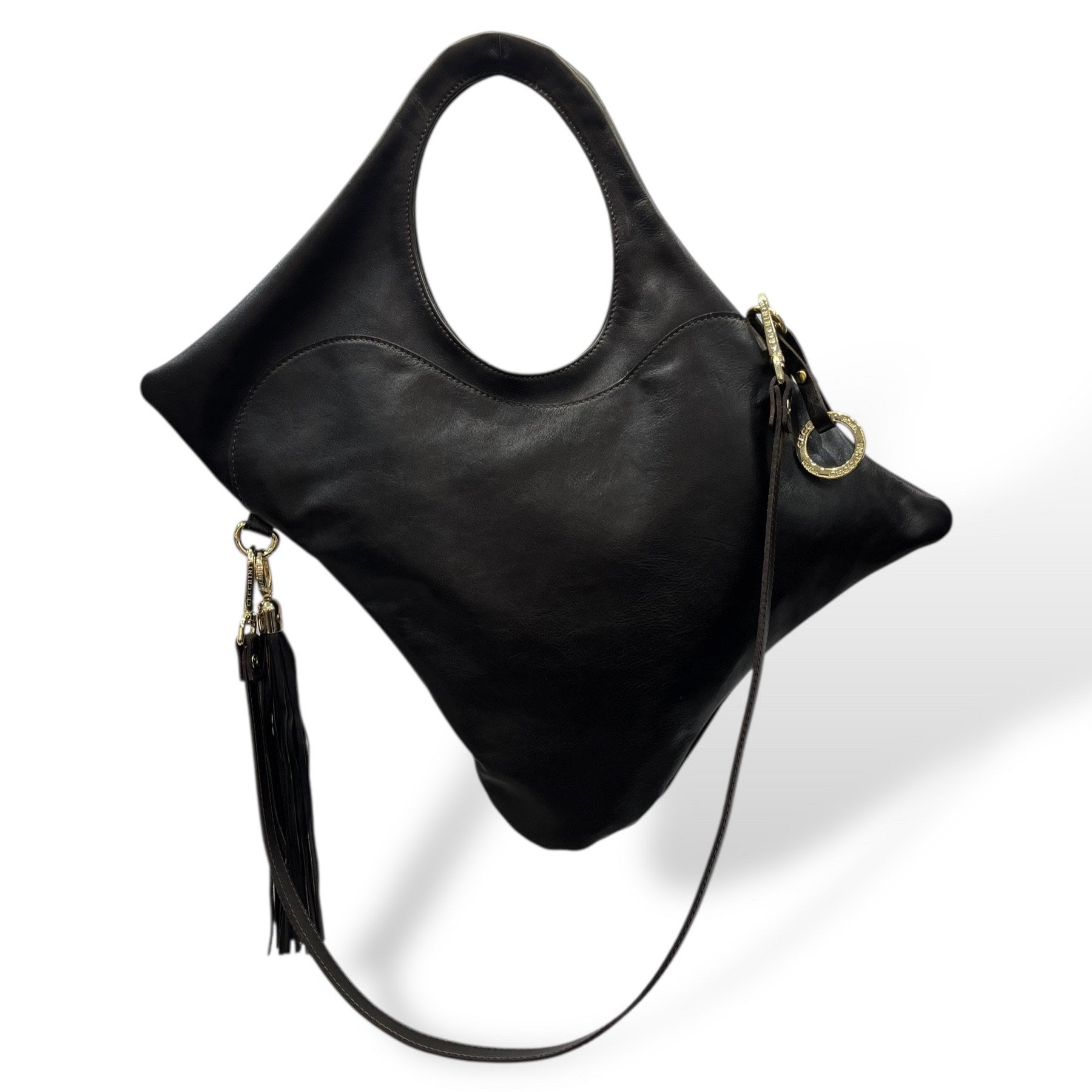 C101 - Women’s hand-polished smooth calf leather shoulder bag