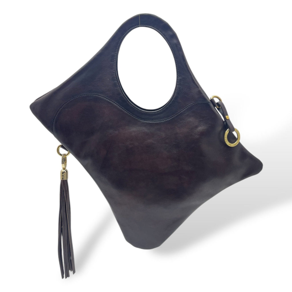 C101 - Women’s buffered crust calf leather shoulder bag