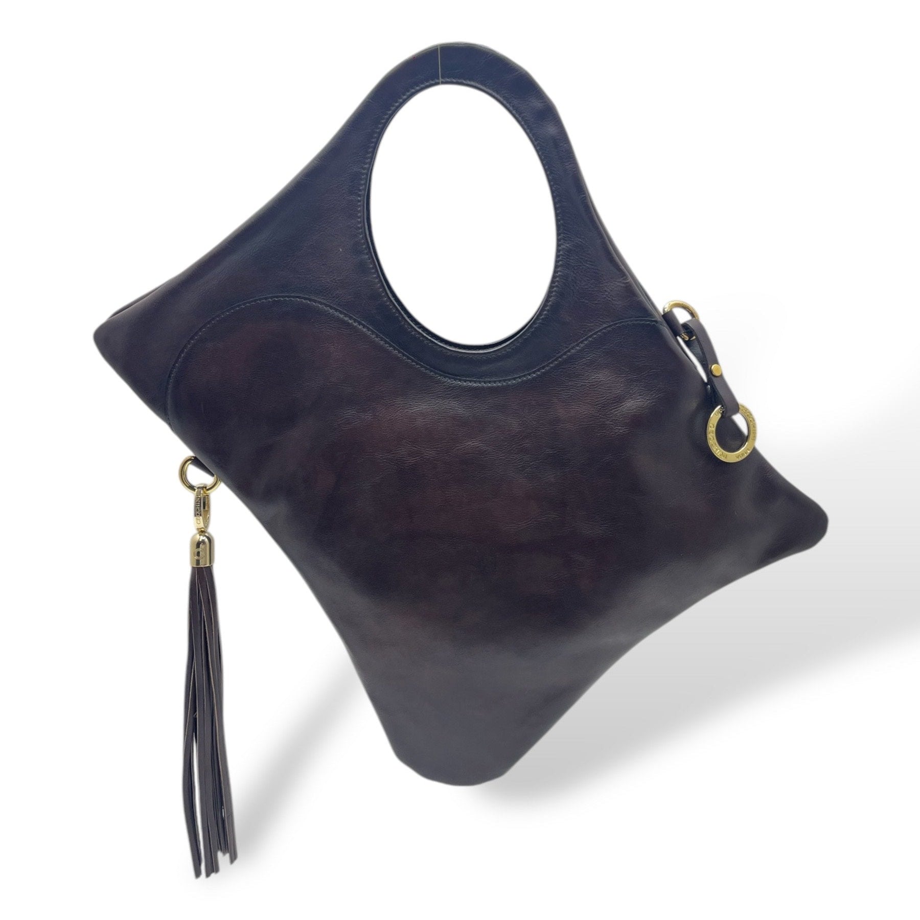 C101 - Women’s buffered crust calf leather shoulder bag