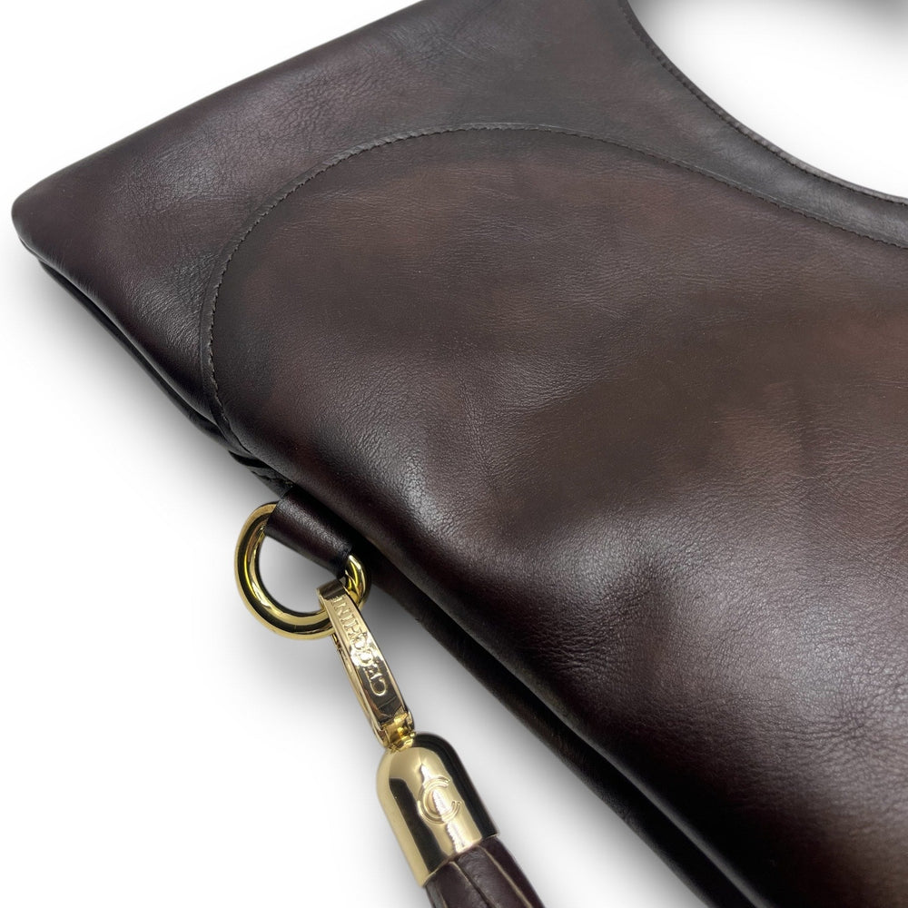 C101 - Women’s buffered crust calf leather shoulder bag