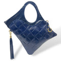 Women’s square embossed calf leather shoulder bag – C101