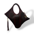 C101 - Women’s python embossed calf leather shoulder bag