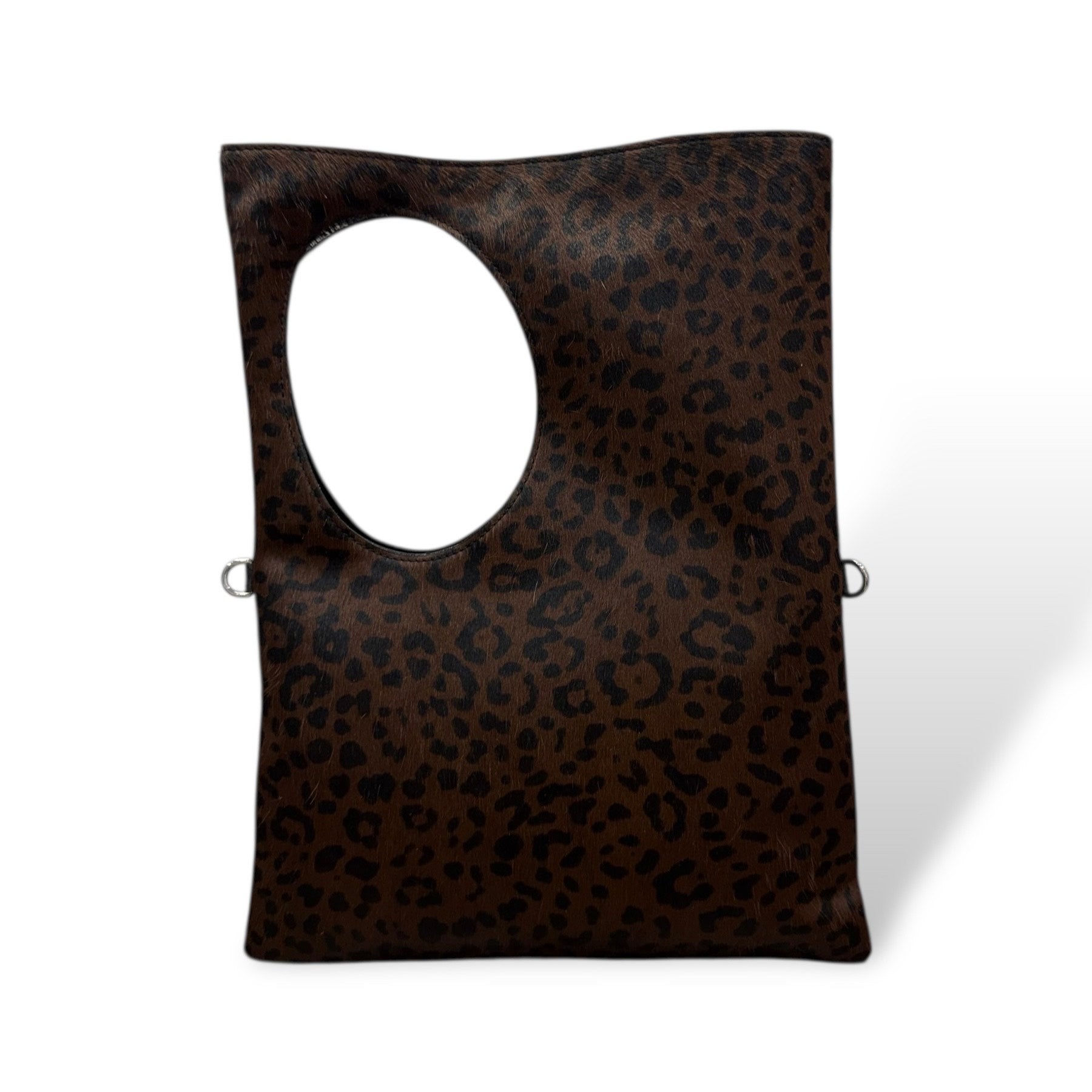 Women's pony hair calf leather shoulder bag - C102