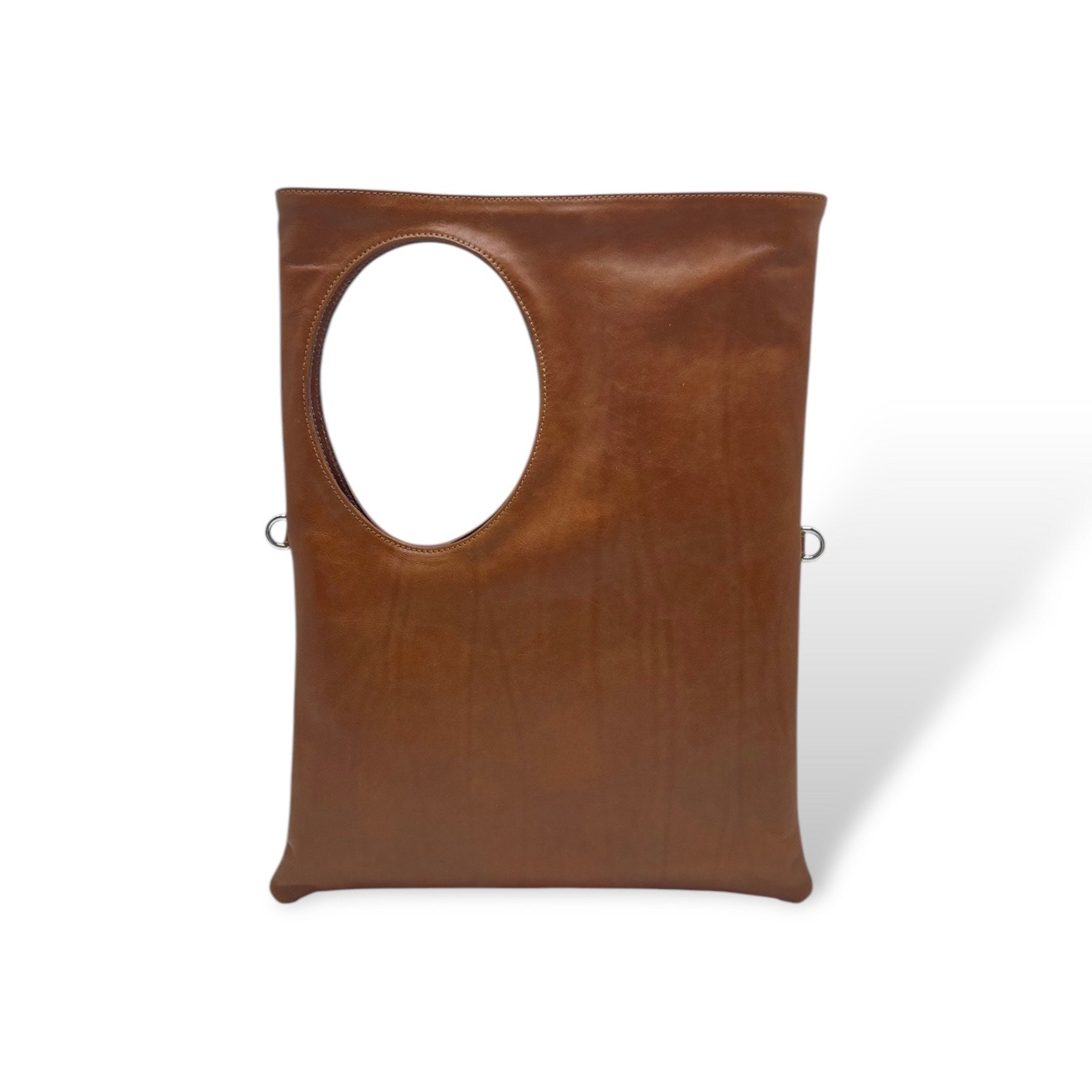 C102 - Women's hand-polished smooth calf leather shoulder bag