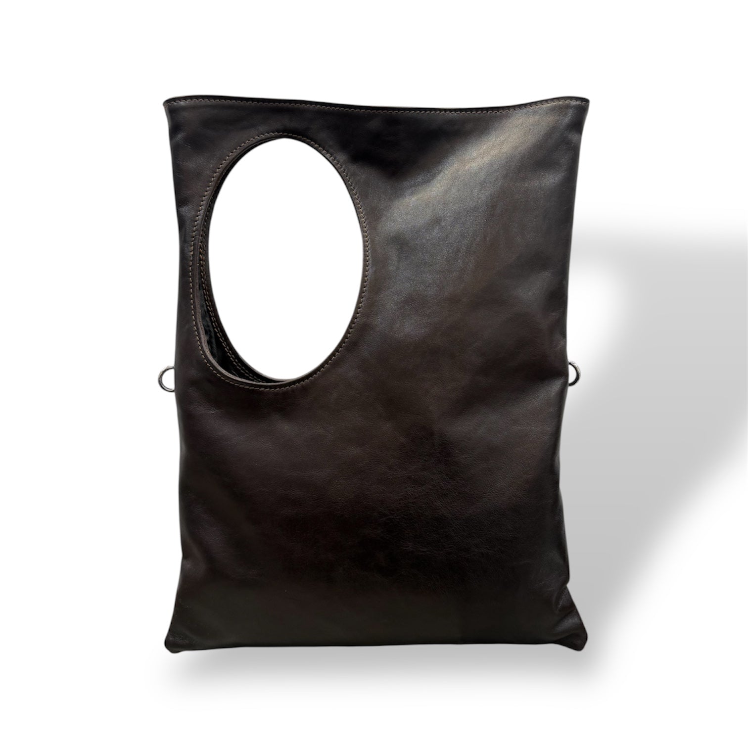 C102 - Women's hand-polished smooth calf leather shoulder bag