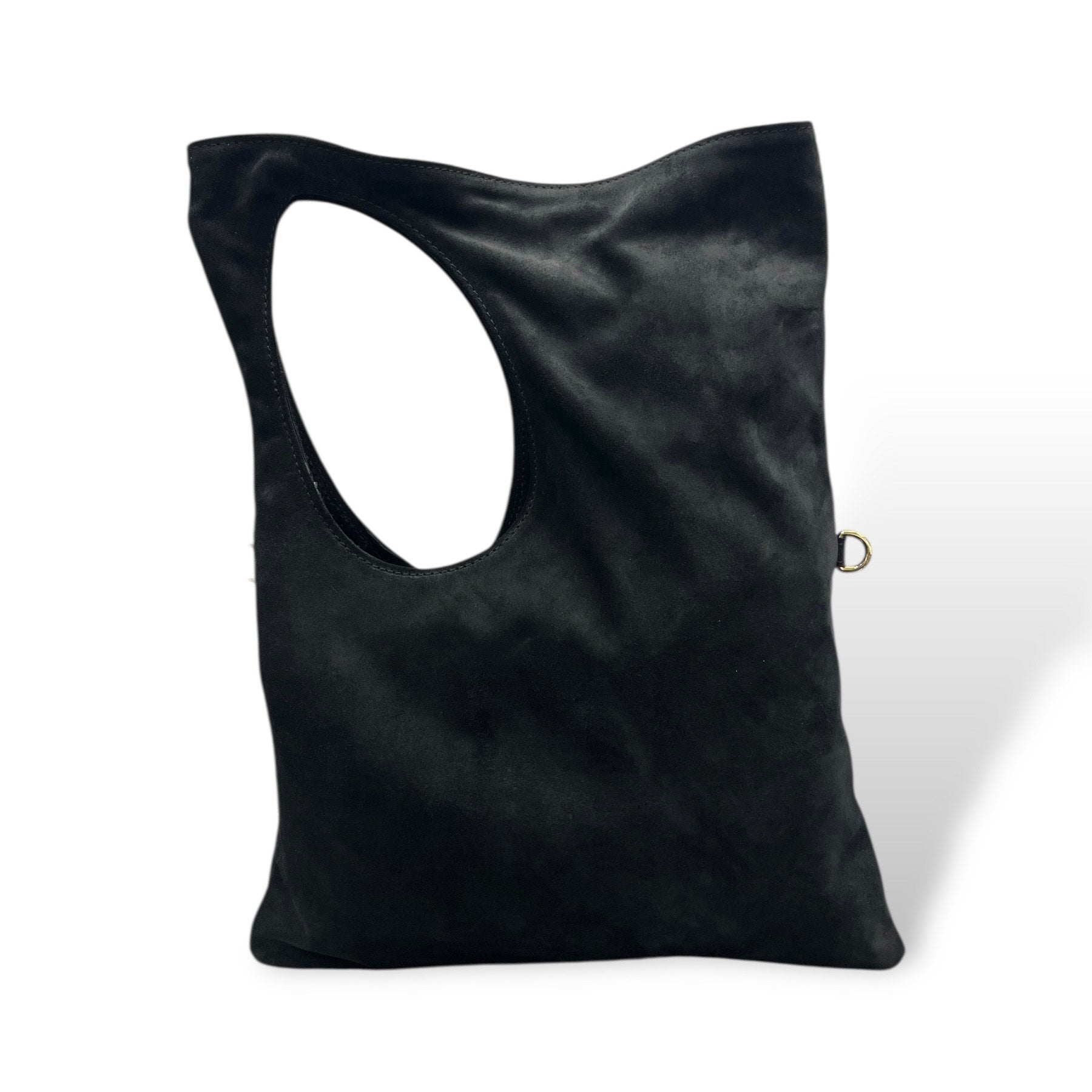 C102 - Women's suede calf leather shoulder bag