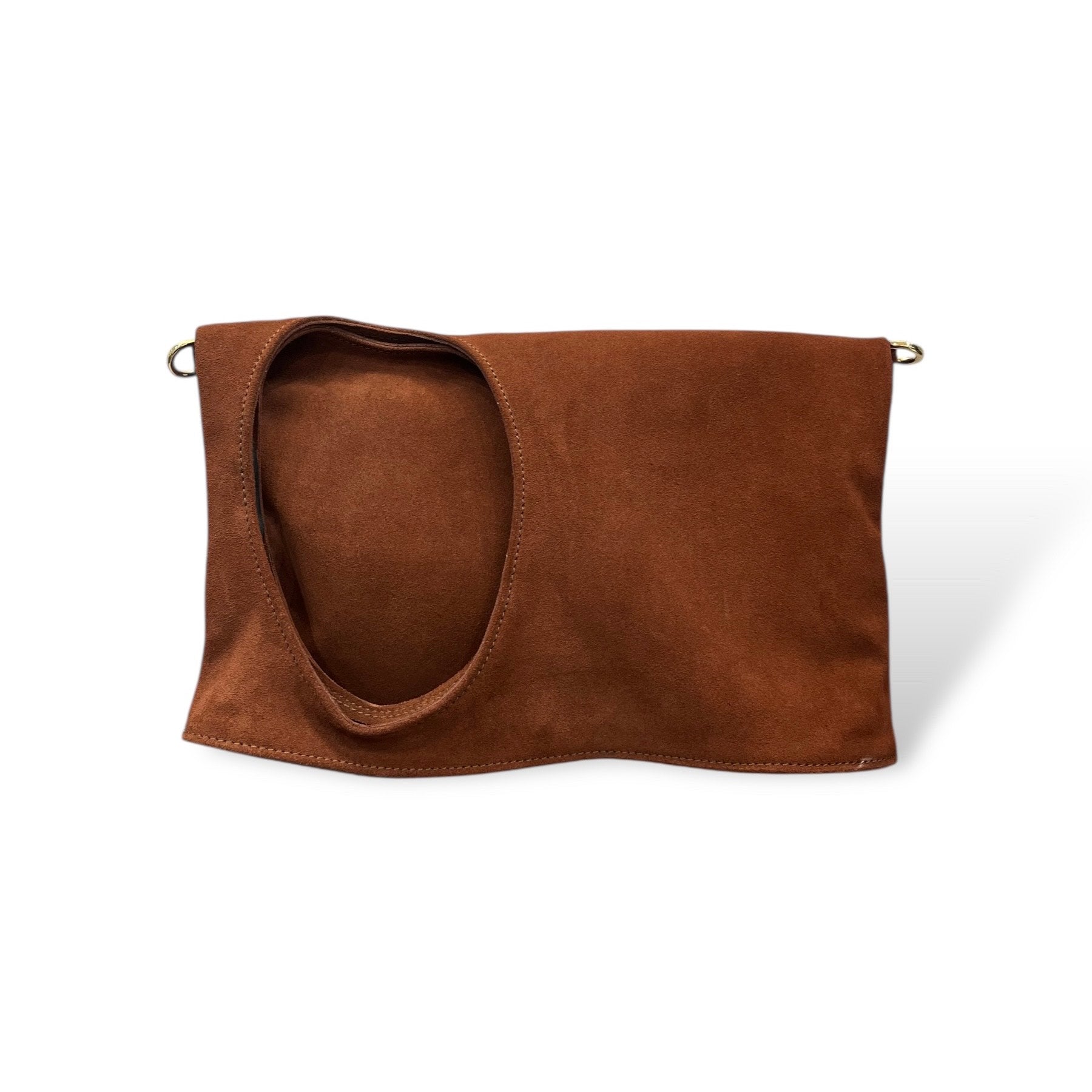 C102 - Women's suede calf leather shoulder bag
