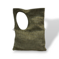 C102 - Women's crocodile suede calf leather shoulder bag