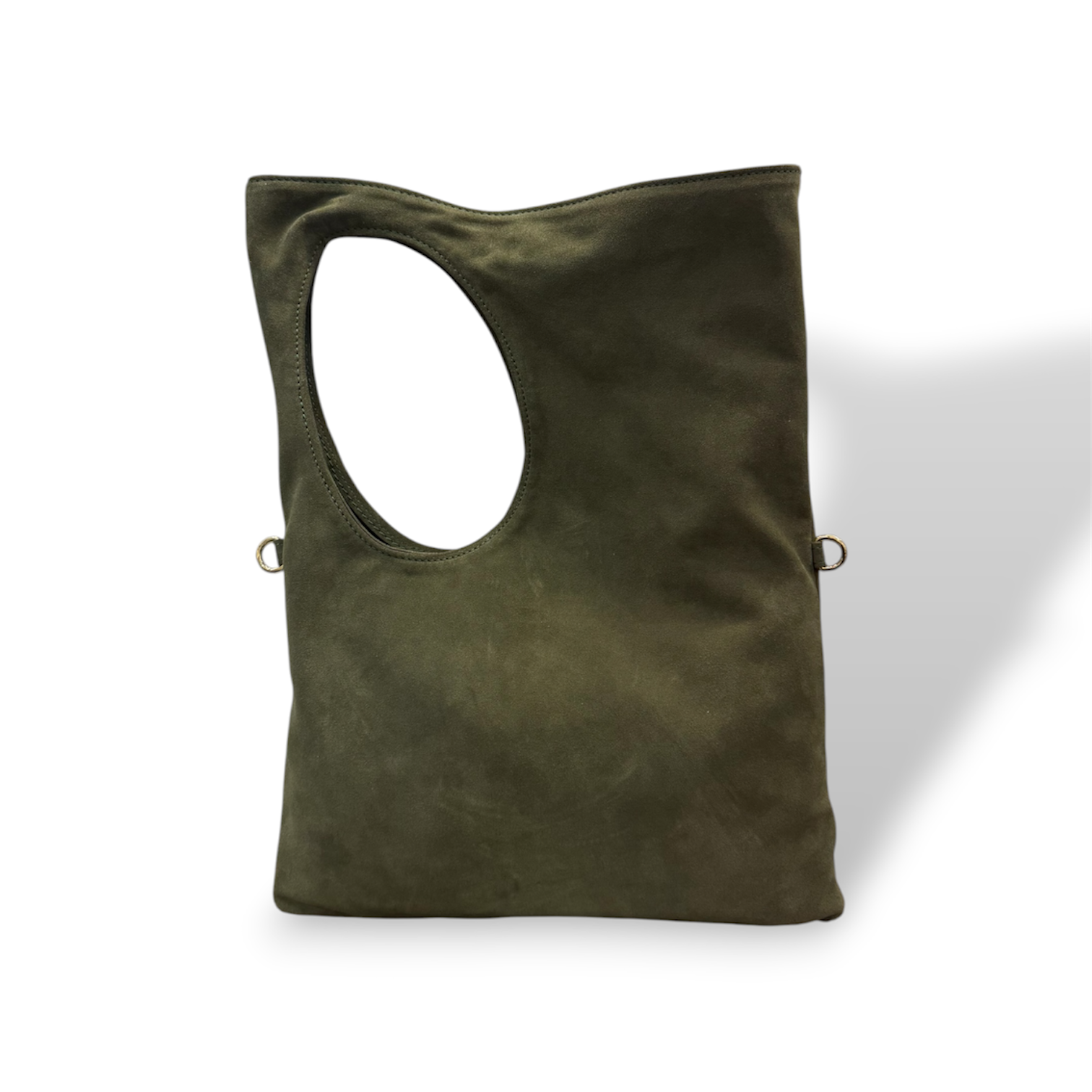 C102 - Women's suede calf leather shoulder bag
