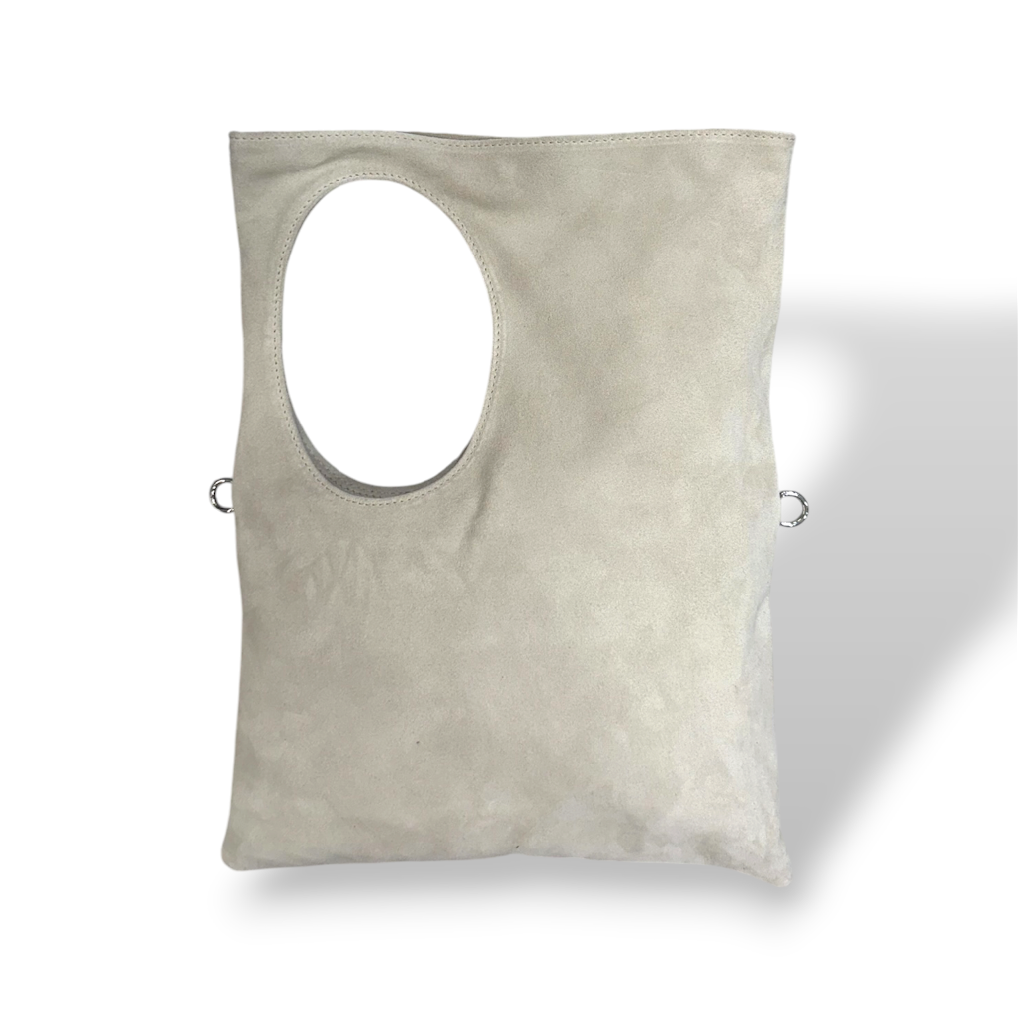 C102 - Women's suede calf leather shoulder bag
