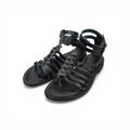 Women's leather strap flat sandals - CC651