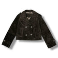 CHARLOTTE - Women's suede calf leather jacket