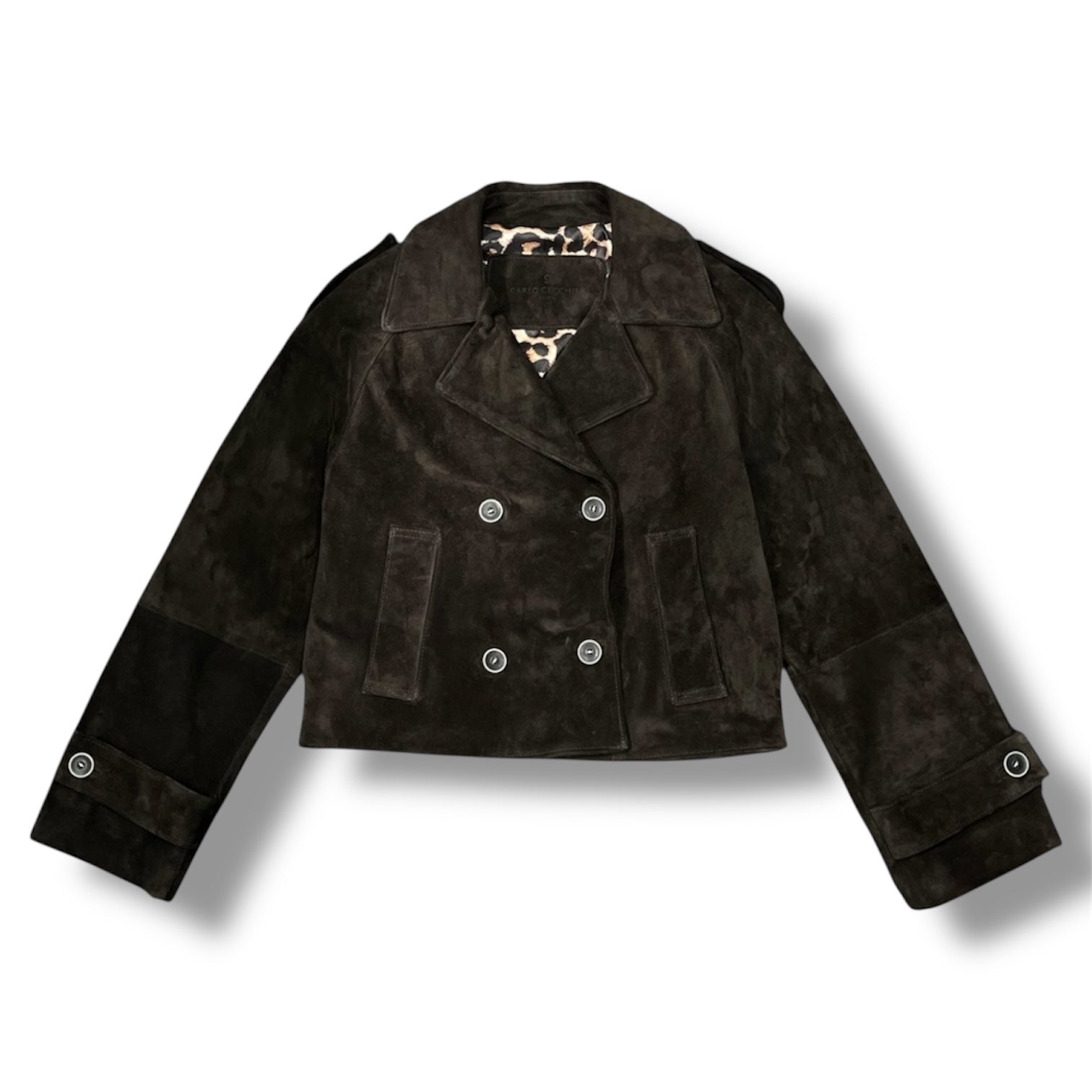 CHARLOTTE - Women's suede calf leather jacket