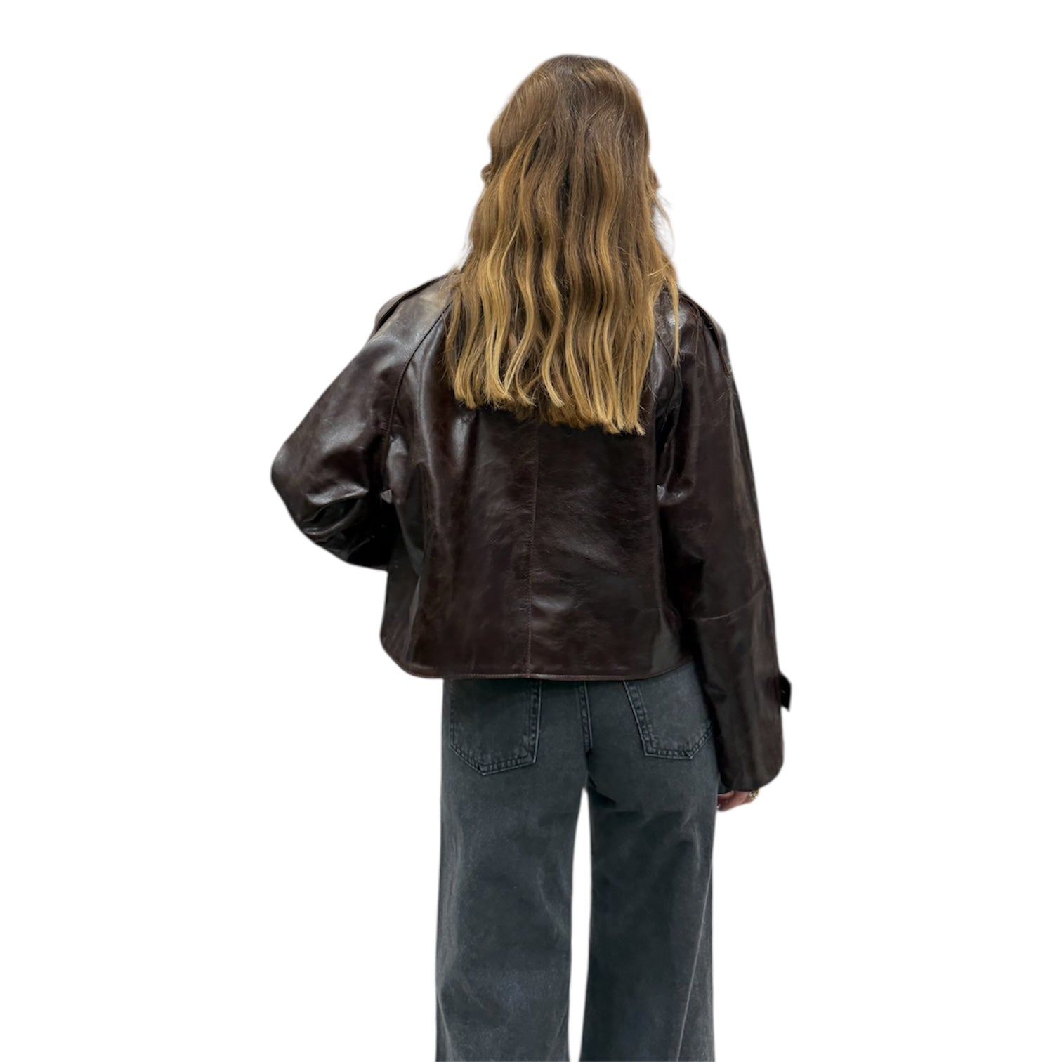 CHARLOTTE - Women's calf leather jacket