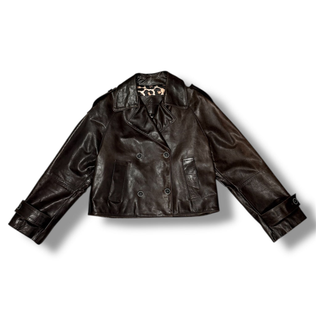 CHARLOTTE - Women's calf leather jacket
