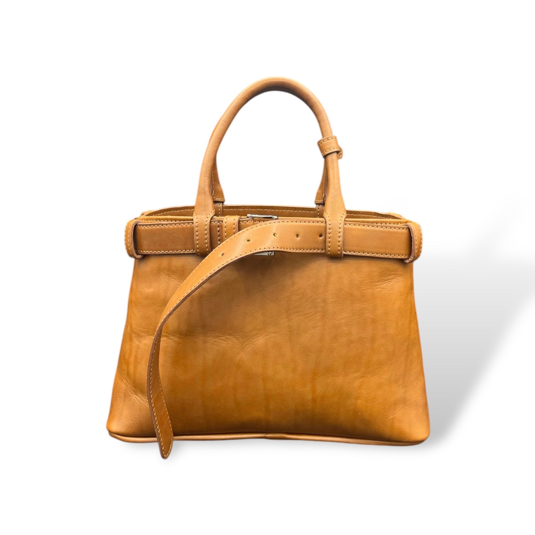 CNT - Women's hand-polished smooth calf leather handbag