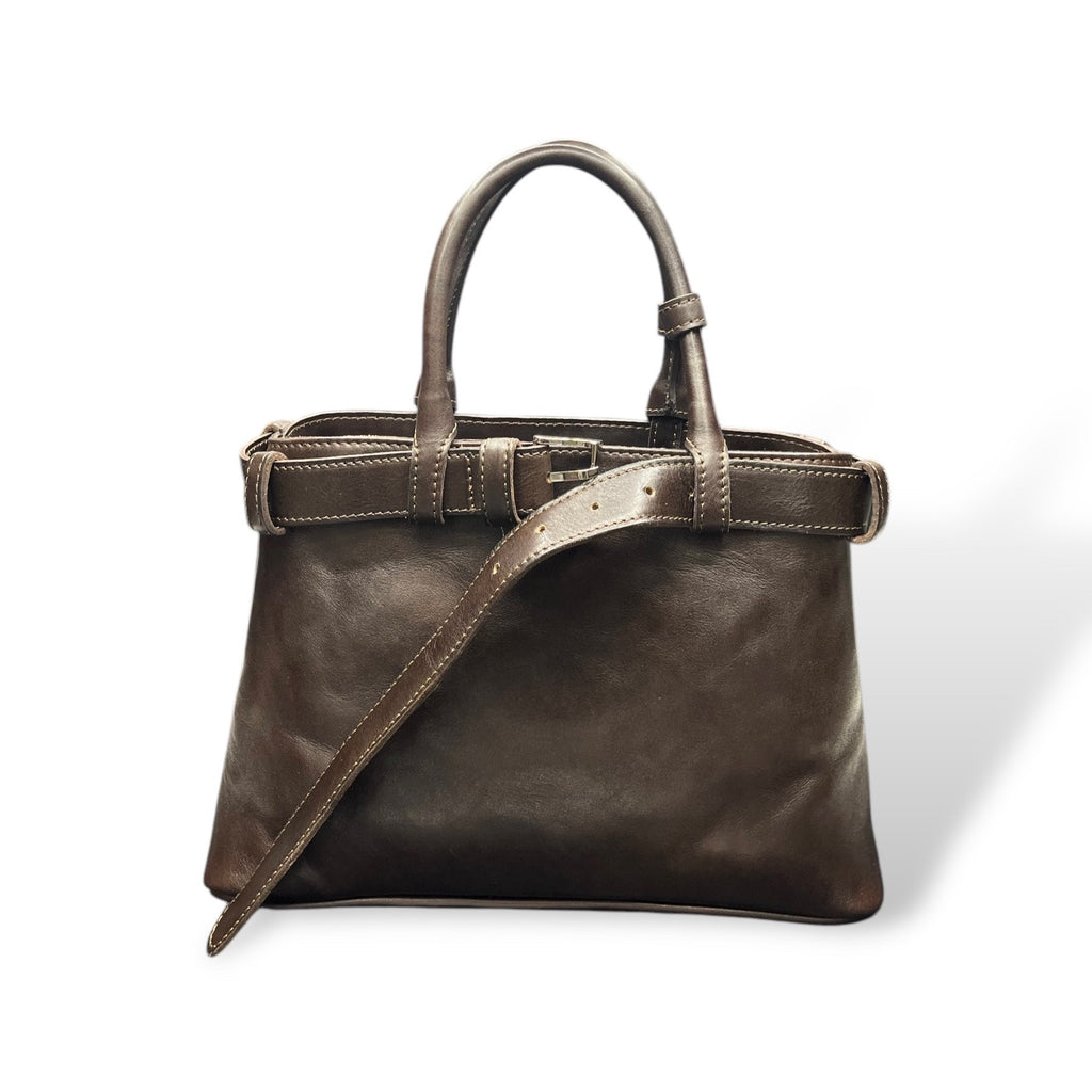 CNT - Women's hand-polished smooth calf leather handbag