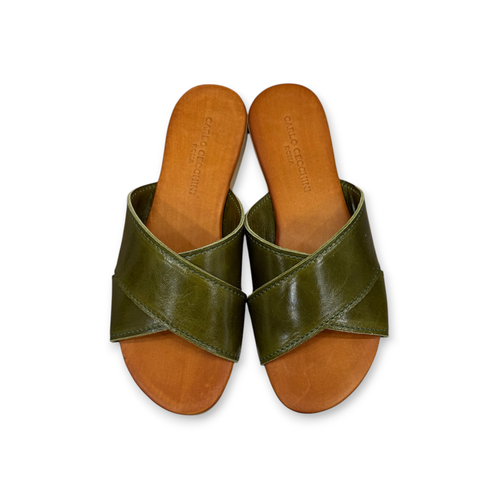 Sandali bassi da donna in pelle di vitello - 2921