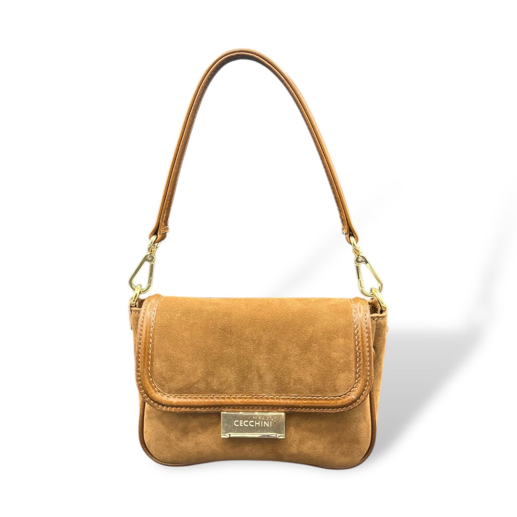 FIAMMETTA - Women's suede calf leather shoulder bag