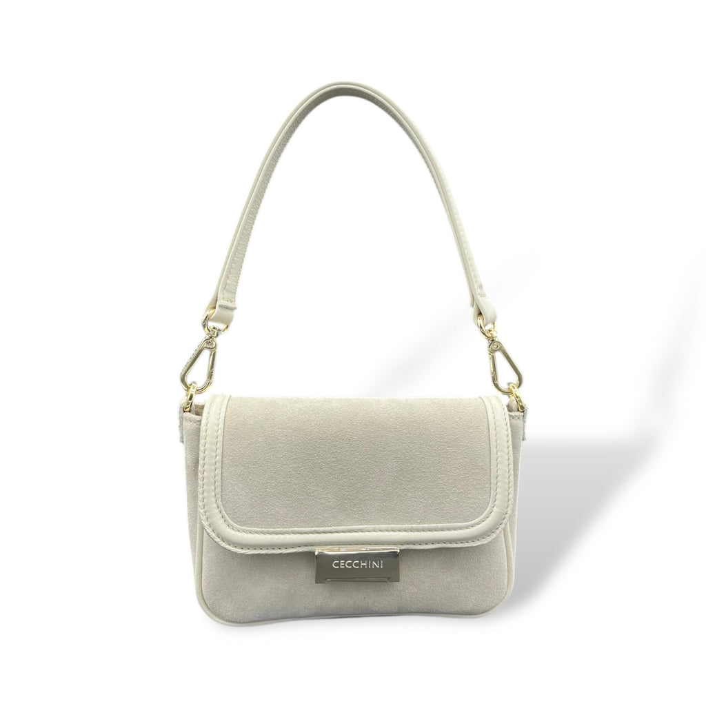 FIAMMETTA - Women's suede calf leather shoulder bag