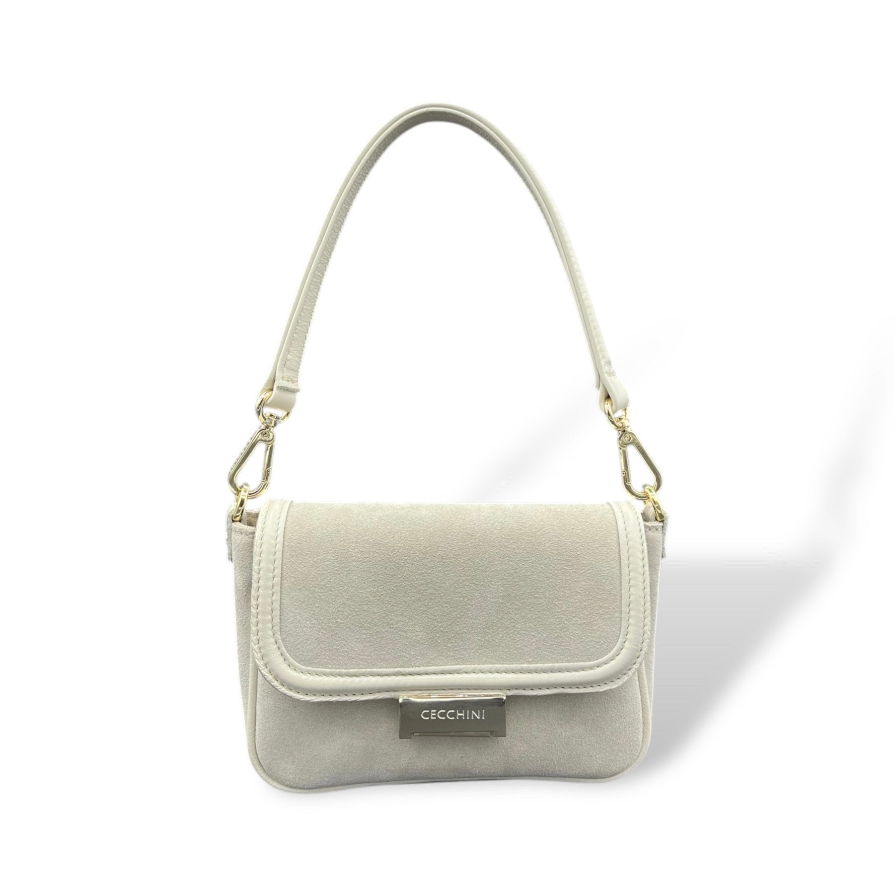 FIAMMETTA - Women's suede calf leather shoulder bag