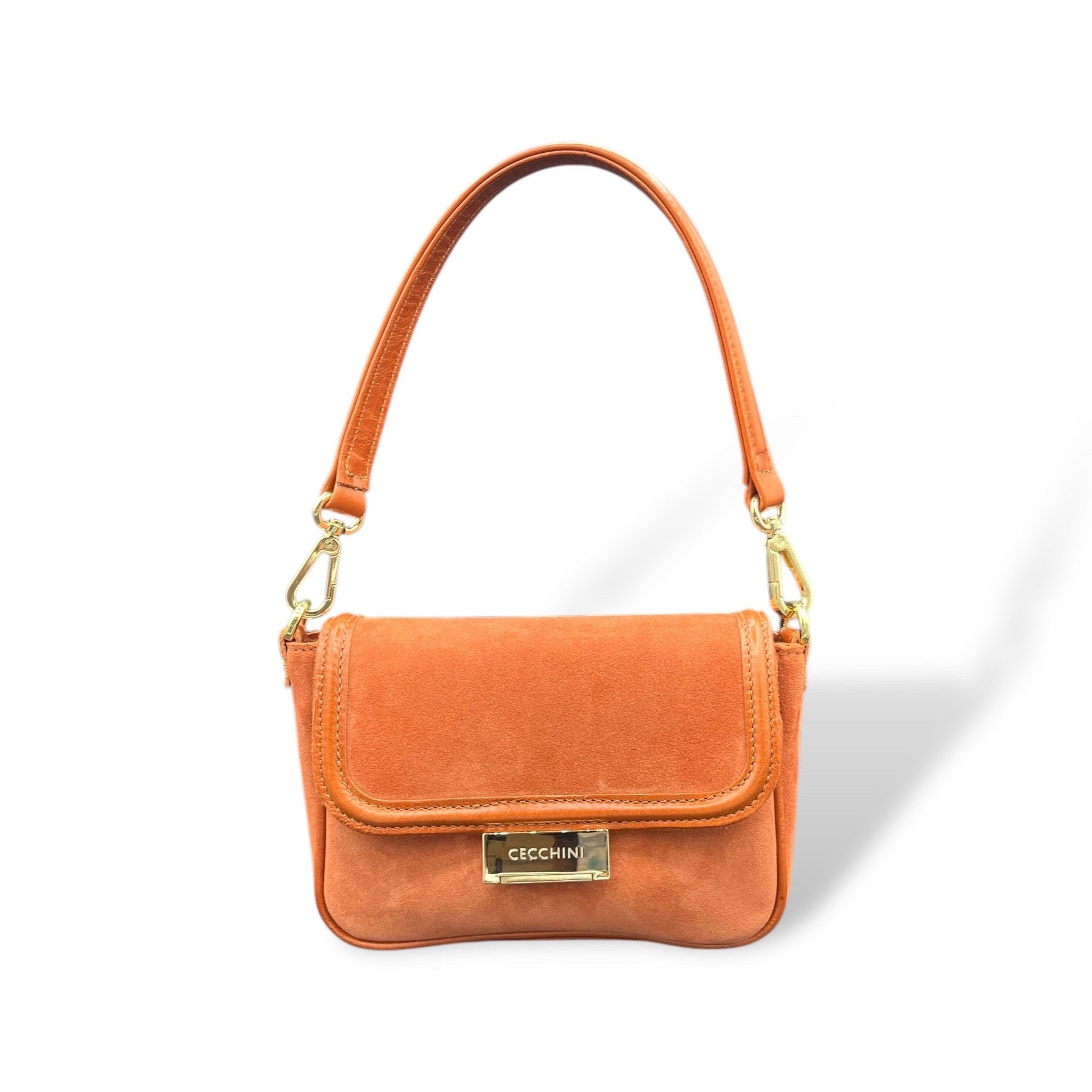 FIAMMETTA - Women's suede calf leather shoulder bag