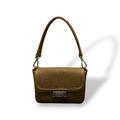 FIAMMETTA - Women's woven embossed calf leather shoulder bag