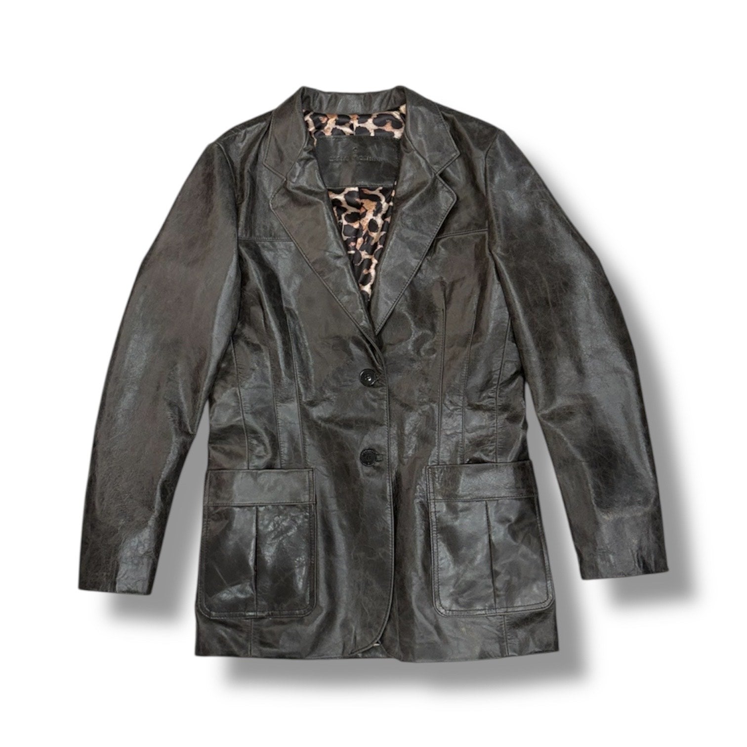 GIANNA- Women's calf leather blazer
