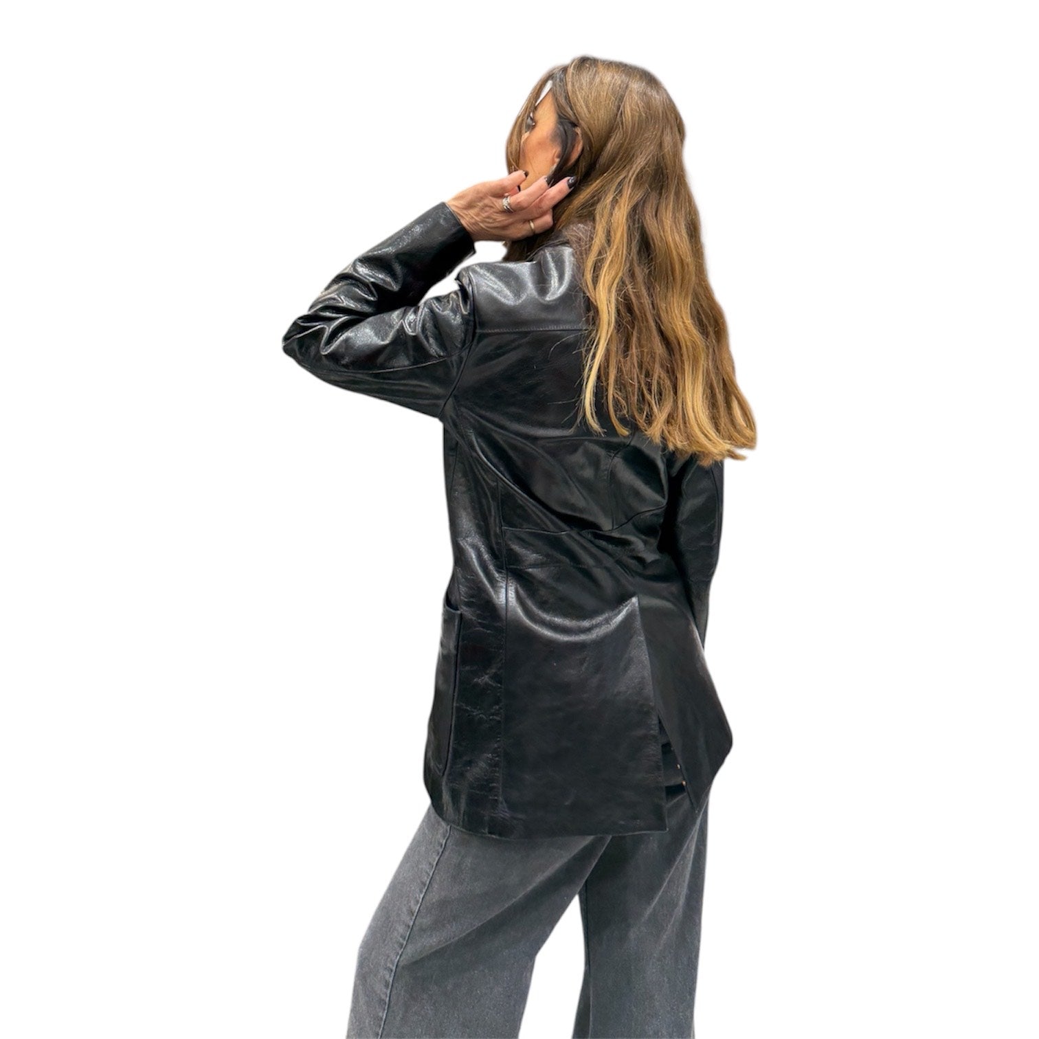 GIANNA- Women's calf leather blazer