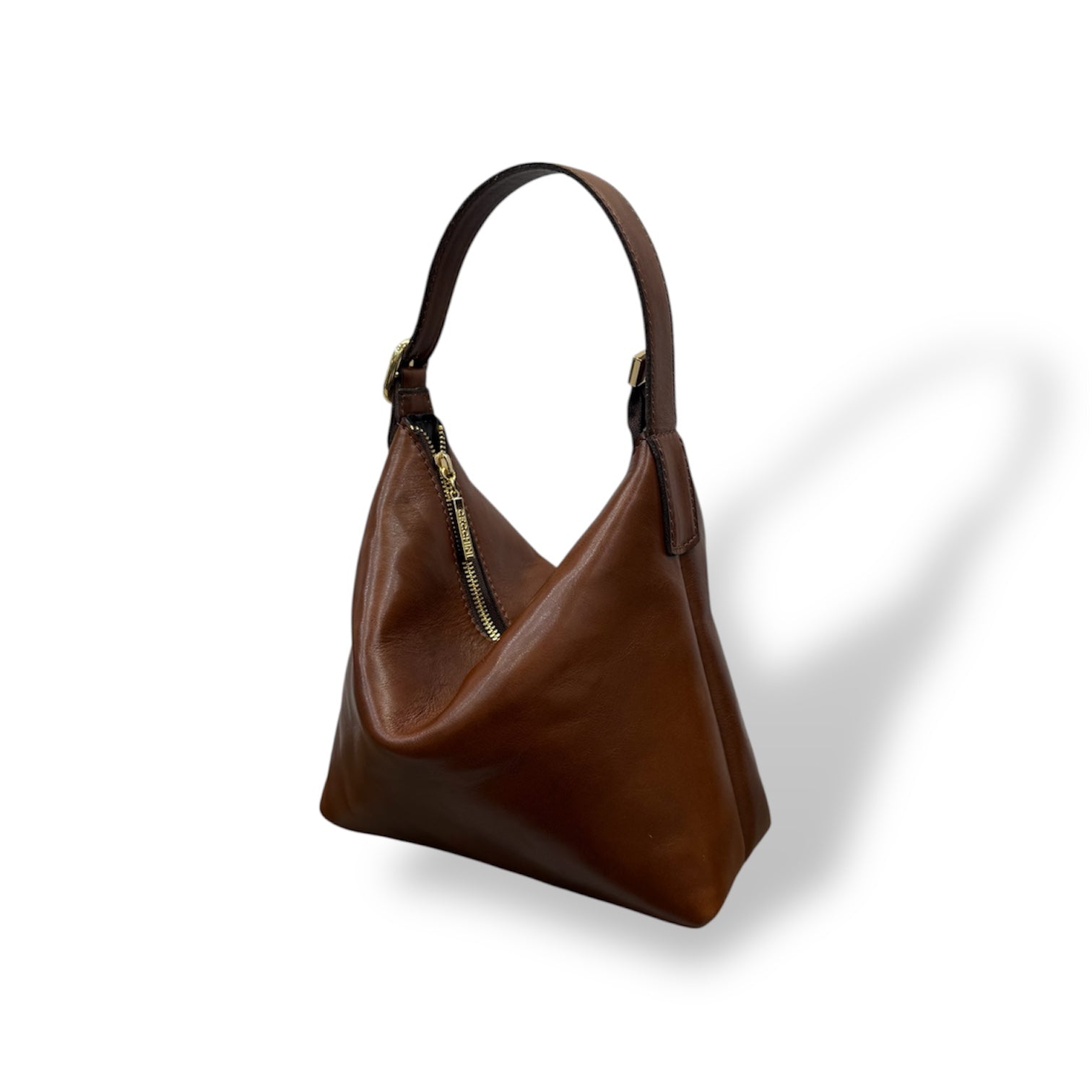 GIULIETTA big - Women's hand-polished smooth calf leather handbag
